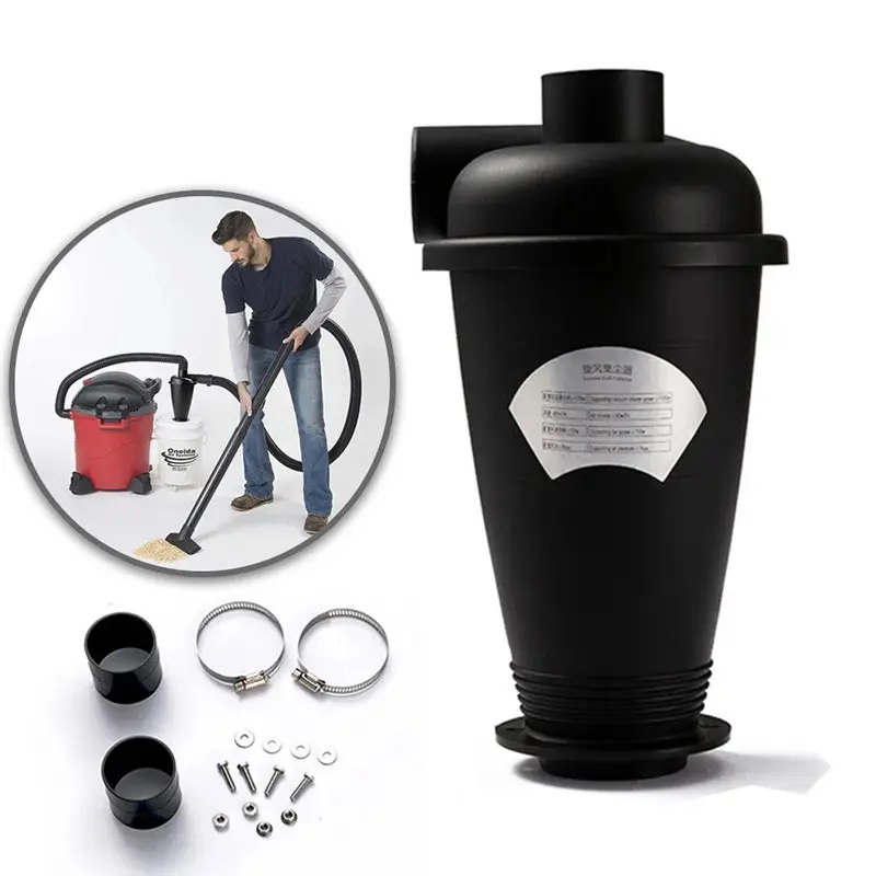 Vacuum Cleaner Cyclone Dust Collector DIY Turbo Boost Woodworking Filter Industrial Cyclone Separator Dust Remover House Cleaning Gadgets