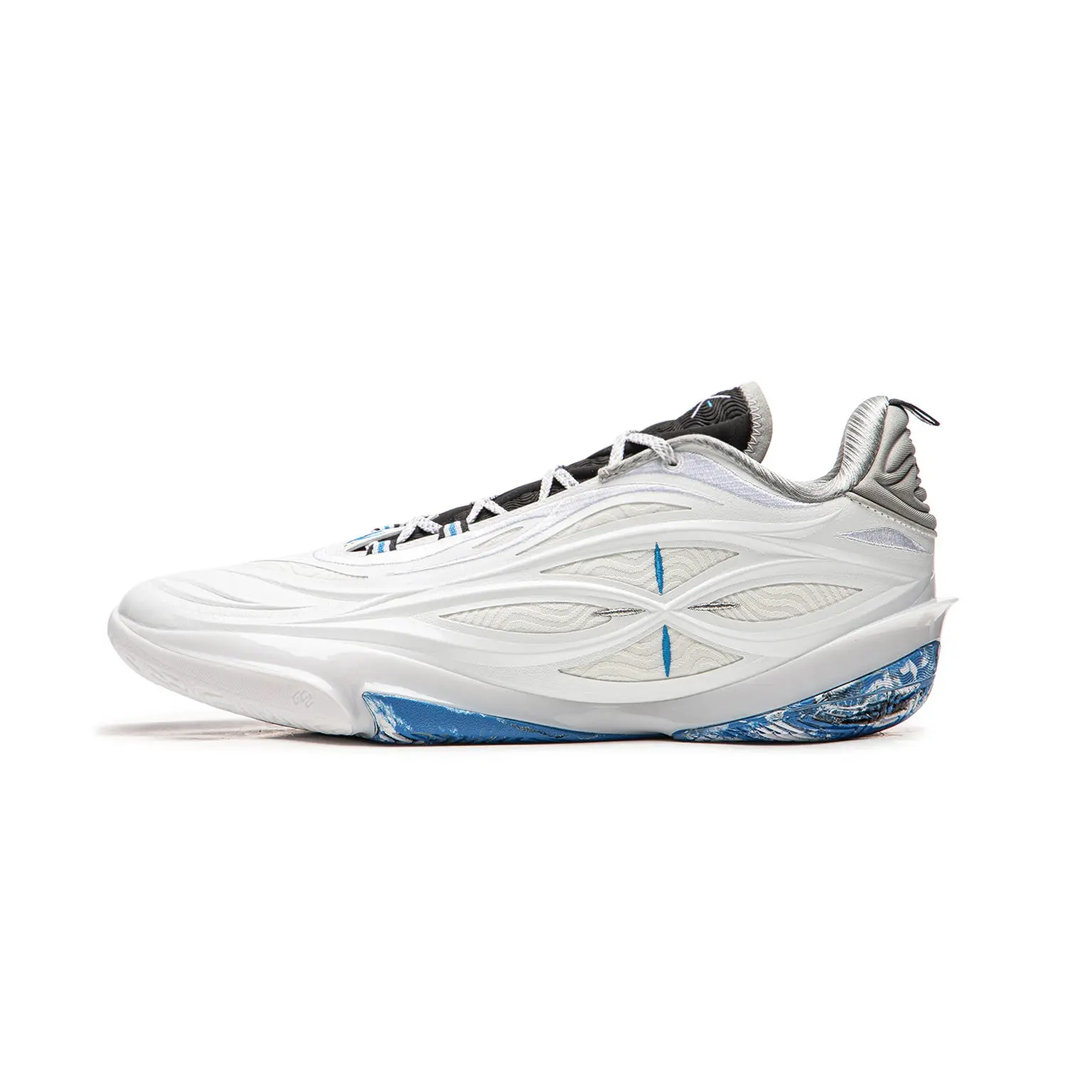 Way of Wade 808 5 Ultra V2 "Sky Vault" Lightweight Basketball Shoes - Carbon Fiber, Rubber Sole, Secure Grip Pro Trainer for Indoor Play, Athletic Sports Footwear, Wrap-Up, Tuff Rb