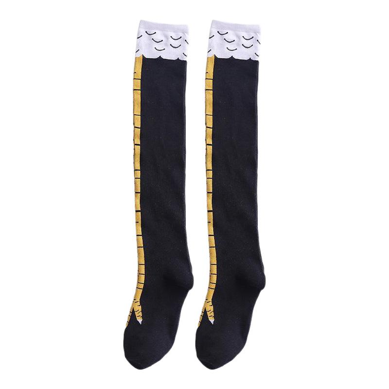 Men Women Funny 3D Chicken Socks Print Cartoon Cosplay High flexibility Thigh High Sock Cotton Fashion Thin Toe Feet 2025