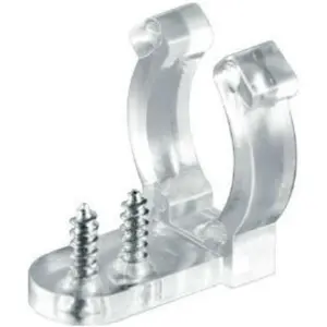 LED Rope Light Clips Holder 50 Pieces PVC Clips with 100 Piecs Screws for LED Light Wall Mount and Bar Mountfidget toys