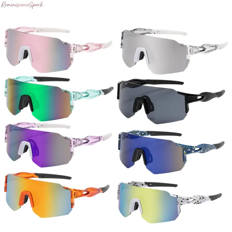 8 Pack Unisex UV400 Sports Eyewear, windproof protective goggles built with full UV blocking function. Lightweight outdoor glasses deliver clear vision, perfectly suitable for mountain biking, cycling, fishing and all kinds of outdoor athletic activities