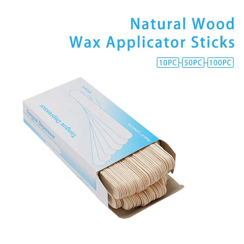 100 Natural Wooden Craft Sticks, Multi-Purpose Wood Sticks for DIY Crafts, Home Art Projects, Classroom Art Supplies