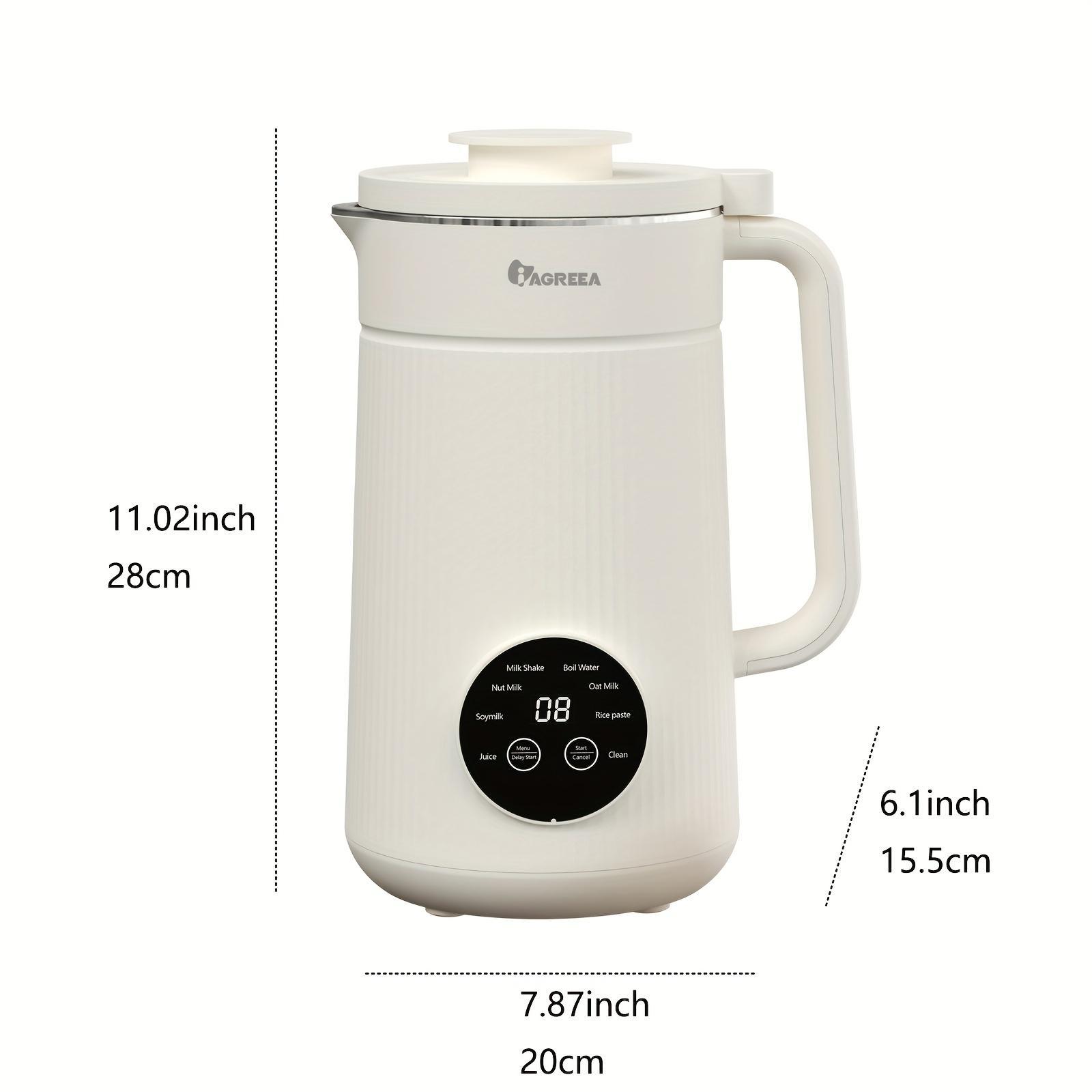 IAGREEA Automatic Nuts Milk Maker, Nut Milk Machine, Plug and Play 1000ML Milk Maker, Multifunctional Juicer for Coffee, Grain and Juice, Household Kitchen Appliances, Gift #GLOBAL PICKS