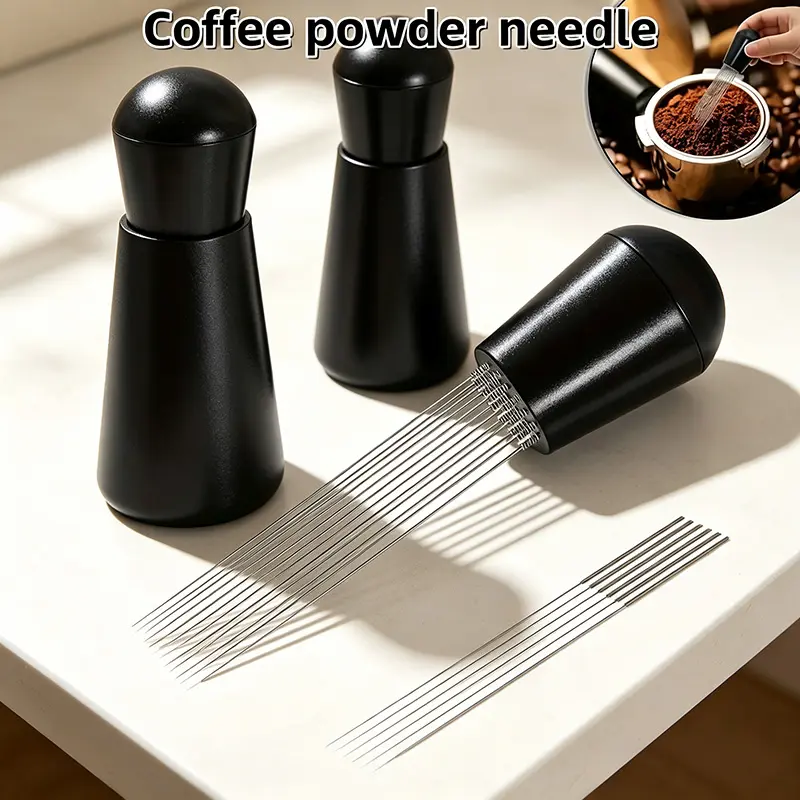 1pc Plastic Espresso Machine Auxiliary Scatterer, Loose Powder Needle, Espresso Accessory Kit, Precision Coffee Dispensing Tool, WDT Tool, Coffee Needle Dispensing Agitator for Uniform Grinding, Smooth Extraction, Barista-Level Additions