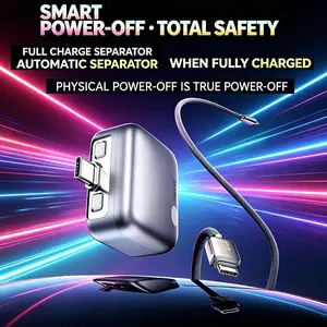 Typec 140w Battery Protector, Smart Auto Stop Charger, For iPhone 15/16/17/18 series (including Pro models)/,Type-c interface Android phone,Samsung, Huawei, Xiaomi, Laptops, Tablets, Overcharge Protection