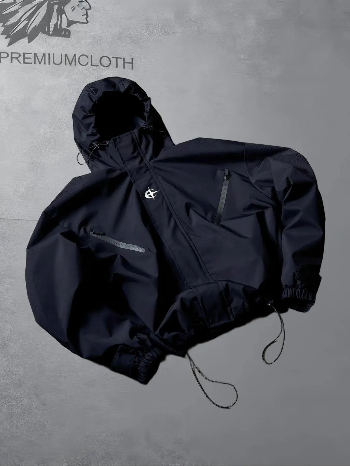 Spring Summer Hooded Windproof Jacket, Lightweight Waterproof Outdoor Hiking Jacket, Casual Street Style, Zip Pockets, Daily Wear, Casual Athletic Jacket, Active Jacket, Athlete Jackets