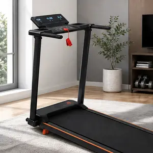 ARCH 3.0HP Foldable Treadmill with 8% Incline, Portable Walking Jogging Running Machine for Home Office, 265 lbs Capacity, 40.94"x14.17" Running Belt, 1-8 MPH Speed, 12 Preset Programs, LED Display, Black Metal, Black Color Options