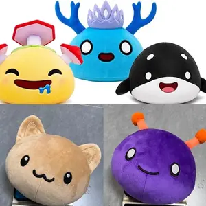 New Slime Random Number Generator Plush Stuffed Doll - Cerberus, Axolotl, Orca, Void Slime Designs - Soft Unisex Gag Gift for Hobbies Enthusiasts (Gag Toys & Practical Jokes Animal Squishy Ball Style)