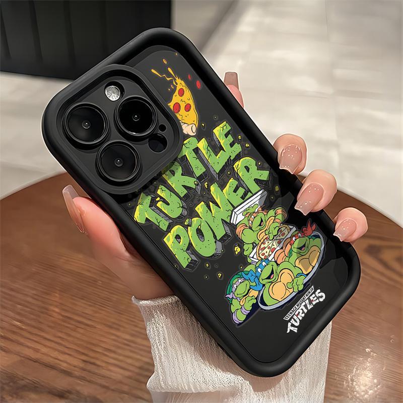 Cartoon Teenages Mutants Ninjas Turtles New Phone Case For IPhone 16e 16 15 14 13 12 11 Pro Max Mini XR XS X Plus TPU Back Cover