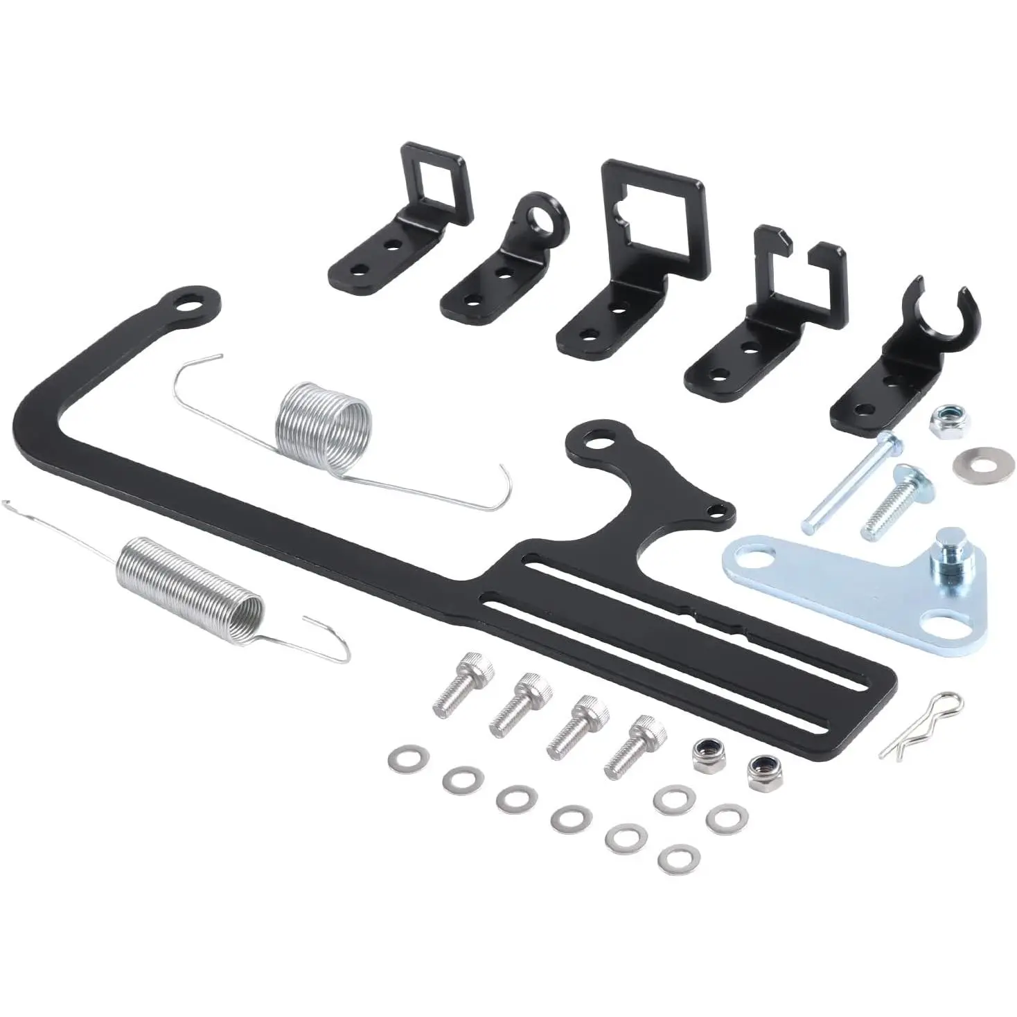 304147 EZ-EFI Cable Mount Kit, Steel Carburetor Throttle Bracket with Adjustable Geometry, Aluminum Build, Corrosion Resistance, High Temperature Resistance, Comprehensive Cable Mounting Bracket Selection, Major Cables