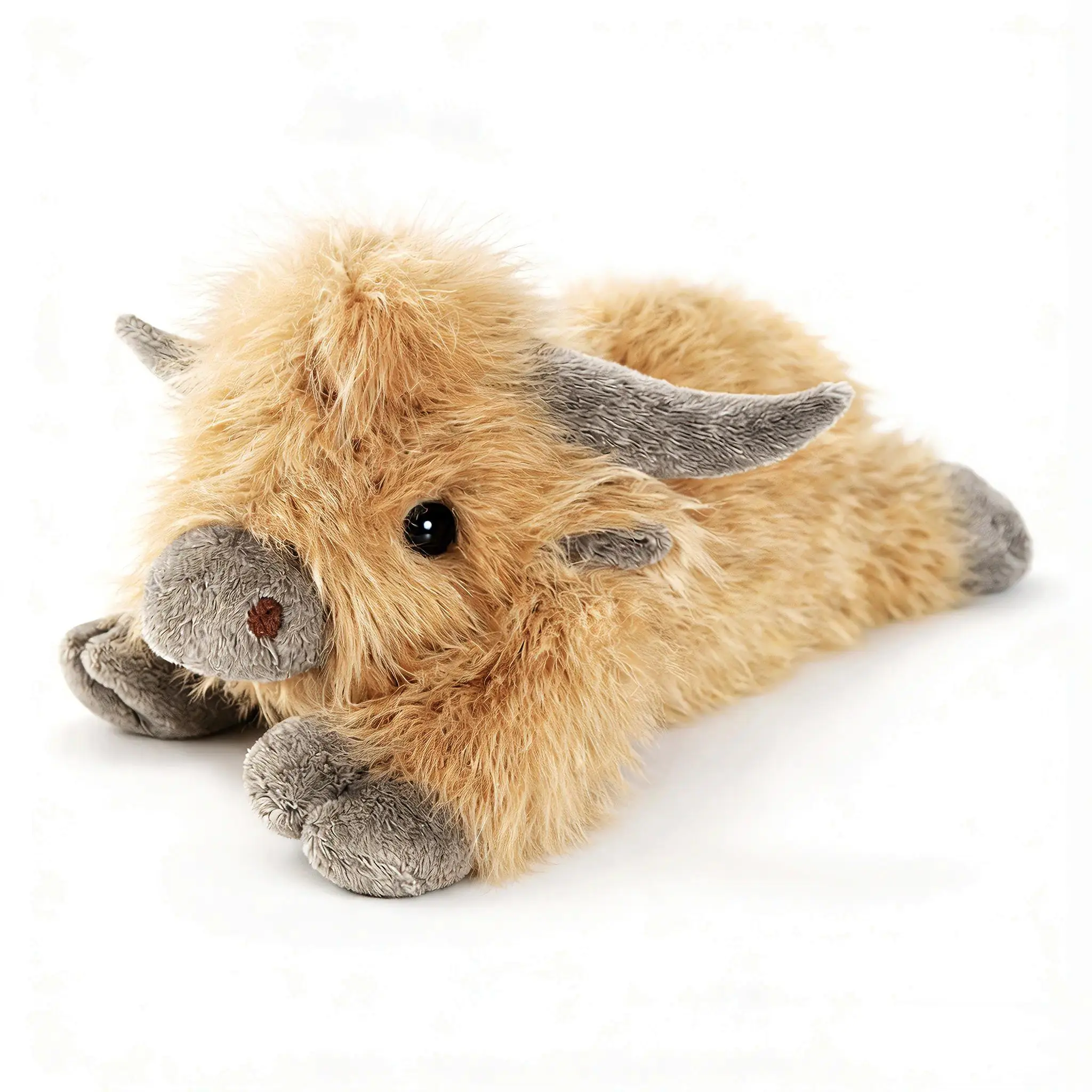 uoozii 20-24" | 4-5 Pounds Highland Cow Capybara Cat Dog Sloth Elephant Weighted Stuffed Animals with Unscented Microwavable Heating Pad, Coolable Heatable Weighted Plush Warm Gift for Stress & Period Pain Relief #Summervibes