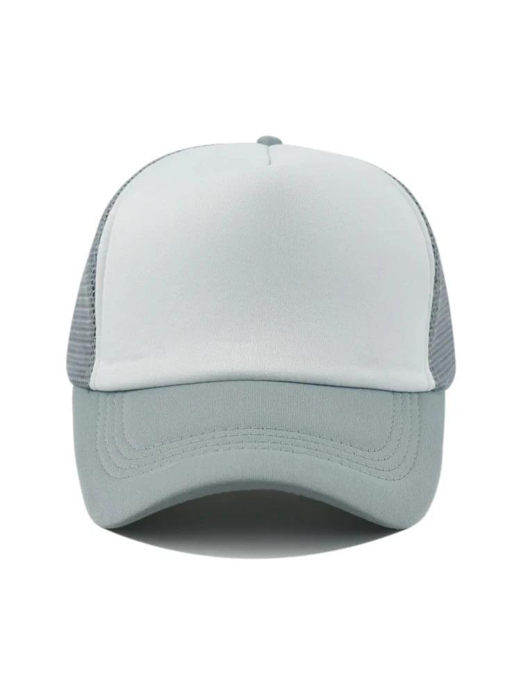 Sponge mesh hat, outdoor sports sunshade, duck tongue work cap, student baseball cap, available in multiple colors, solid color,