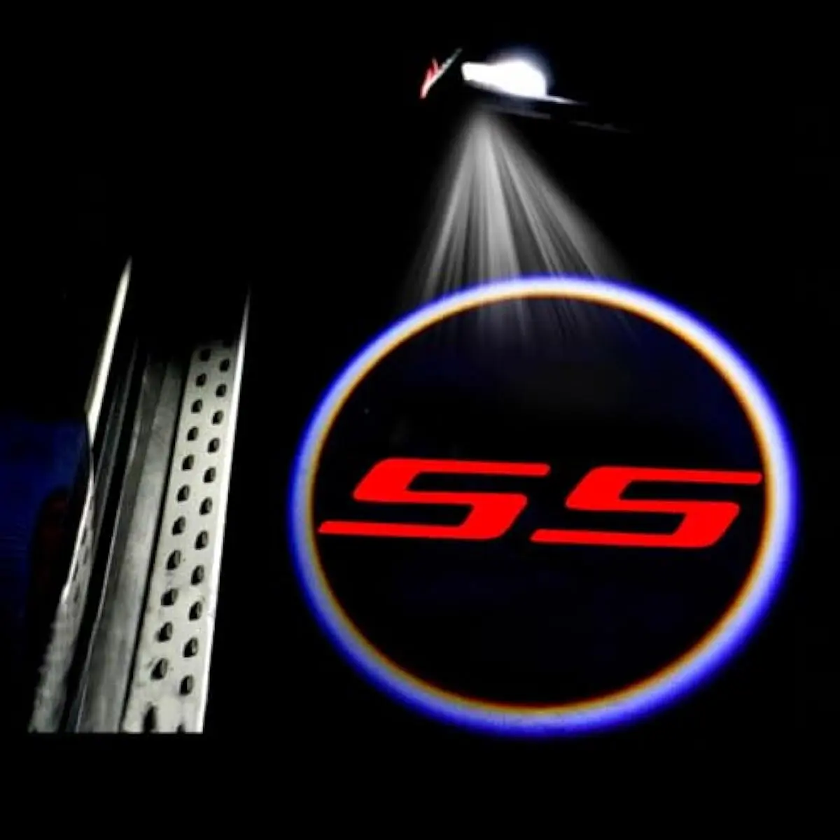 2PCS Never Fade LED Car Door Projector Lights Camaro Accessory Logo Courtesy Welcome Lamps Car Decorative Light Car Accessories Lamp Car Light Set