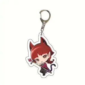 Cartoon Anime Welcome To Demon-School Iruma-kun Keychain Suzuki Iruma Valac Clara Figure Decoration Bag Car Key Ring Charm Gifts