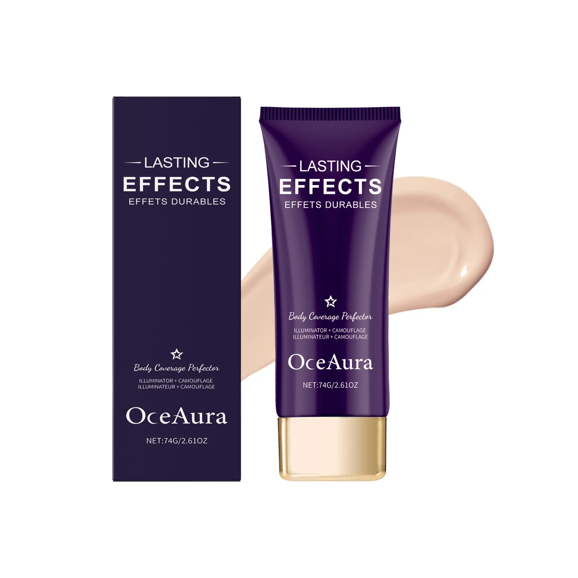 Natural Glow Moisturizing Concealer - Lightweight, Soft-Focus Formula for Blemish Coverage - Beauty & Personal Care Makeup Essential