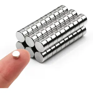 60pcs Small Magnets,Round for Refrigerator, Cylinder, Fridge, Office, Whiteboard, Durable Little Miniature Tiny Mini for Crafts