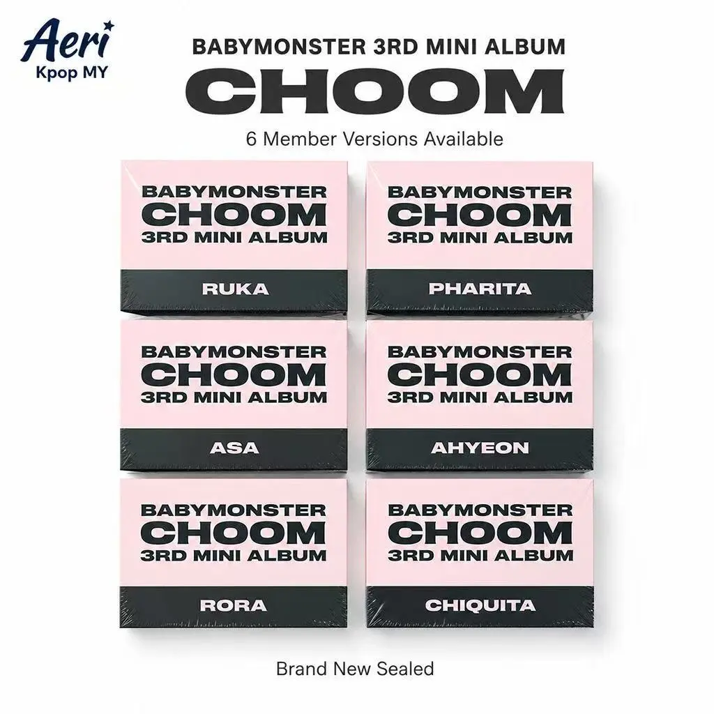 Babymoonster Mini Choum Card Set, Randomly Selected, Perfect for Collectors & Enthusiasts, Unique Design, High-Quality Material