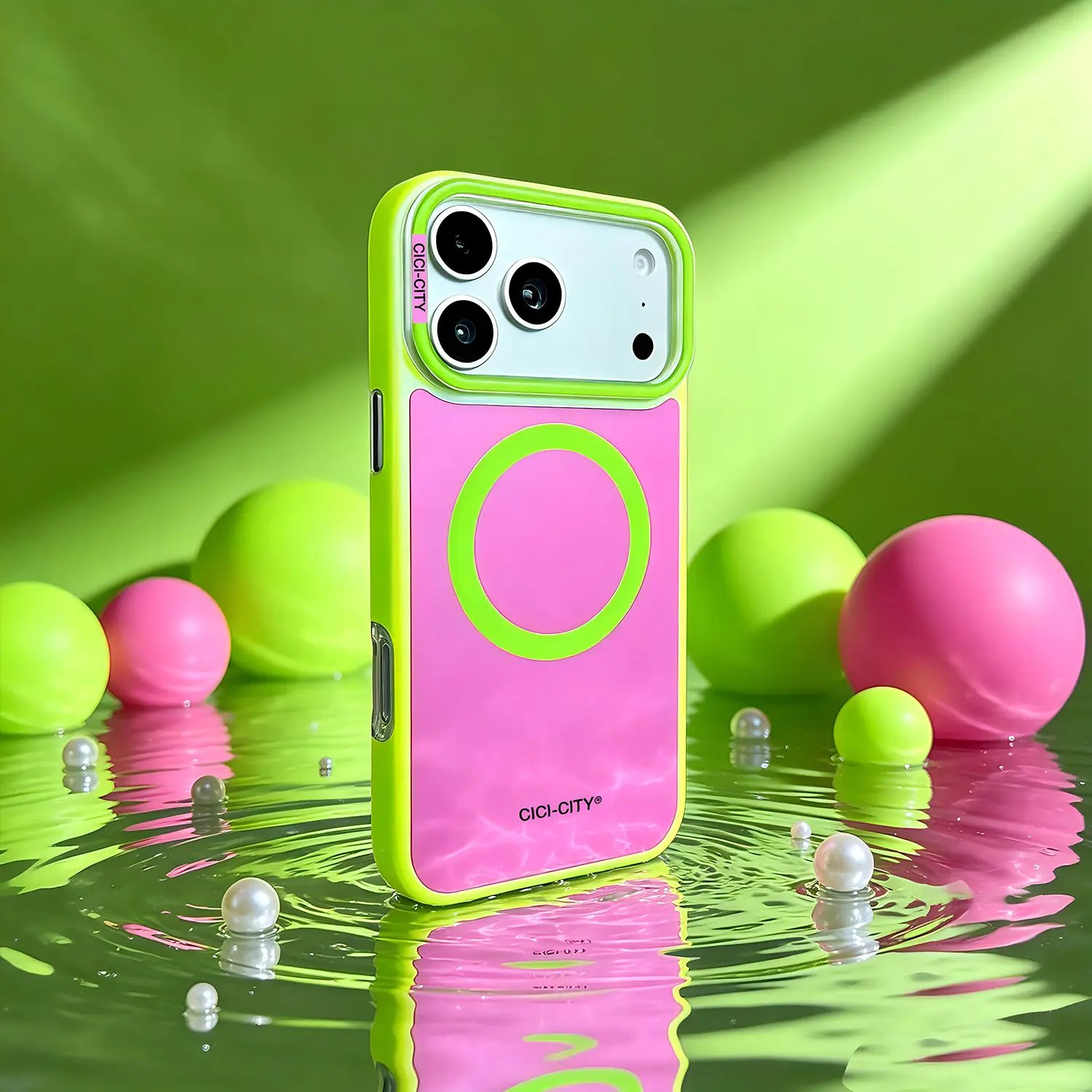Magnetic Case for iPhone 17 Pro Max 17 16 15 Summer Case Bright Color, Compatible with MagSafe Cute Colorful Gradient Iridescent Matte Shockproof Protective Rainbow Aesthetic Phone Case for Women Girls tiktokshopbacktoschool