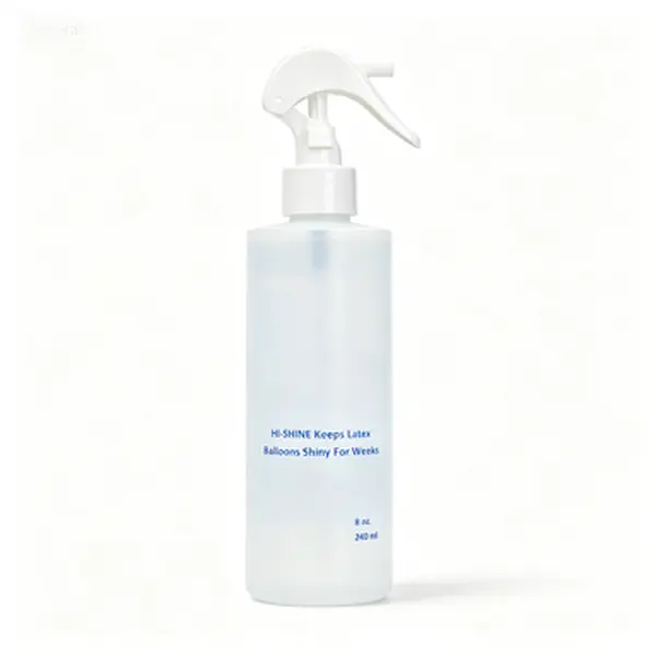 Instant Balloon Shine Spray 8 oz, Glossy Finish Balloon Decor Enhancer for Parties, Easy Application Balloon Spray for Birthdays Weddings Special Events, Long-Lasting Shine Balloon Treatment, Vibrant Finish Party Balloon Accessories