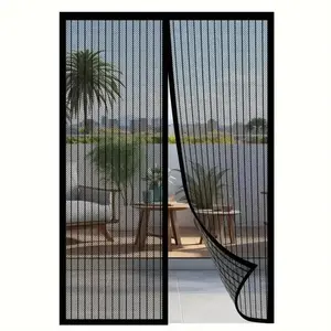 Self-Sealing Heavy-Duty Mesh Partition, Screen Door, Hands-Free Design, Bug-Proof , Pet & Kid Friendly, Available in Two Sizes