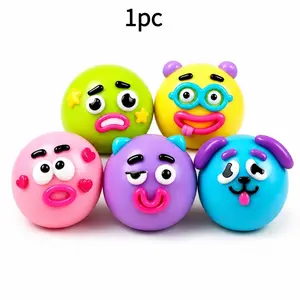 Smushers Squishy Curiosities Smushers Dog,MoldableSlow Rise Squishy, Super Soft Stretchable Stress ReliefSqueeze Balls for Anxiety, Funny Dog Face SensoryFidget Toy, Sensory Stress Reliever for Adults Kids, CuteDesk Decor