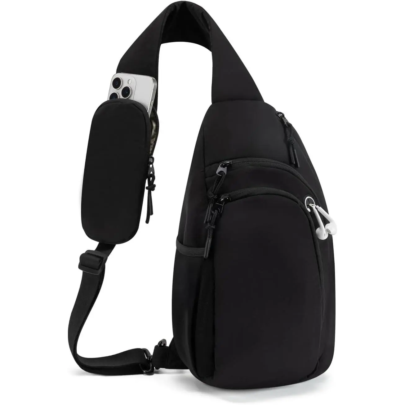 Sling Bag Crossbody Bags for Women with Anti-theft RFID Blocking Pocket Water Bottle Holder, Adjustable Shoulder Strap, Phone Pocket, Cross Body Travel Purse, Sling Backpack, Tablet Compartment