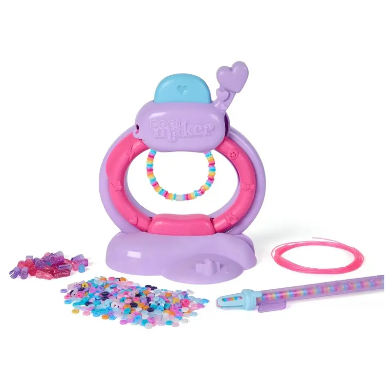 Cool Maker Bracelet Maker, Outdoor Play Bead Crafting Kit with Bead Accessory Pack