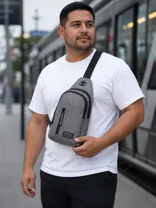Unisex Casual Sling Backpack Crossbody Shoulder Bag for Outdoor Adventure Travel and Everyday Carry, Lightweight Waterproof Chest Pack with Smooth Zipper Design, Fashionable Holiday Present for Husband Boyfriend Dad Brother on Christmas