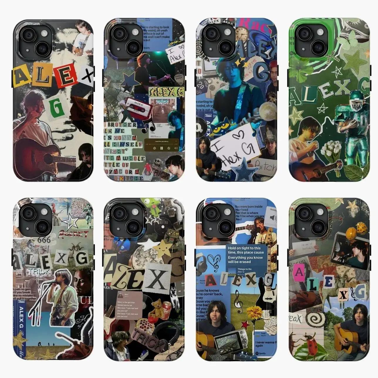 Alex G Indie Artist Phone Case Suitable for iPhone 17-11 Pro Max/Plus and  Samsung Galaxy S23-25 – Indie Music Fan Gift, Aesthetic Cover for Concert Lovers and Everyday Use J
