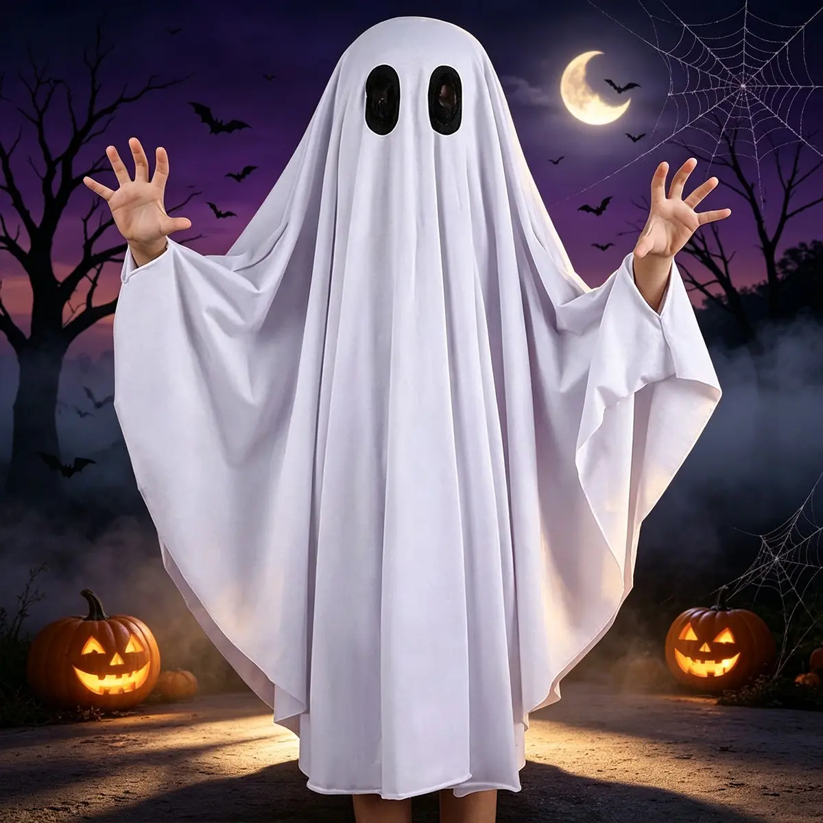 Noubeau Unisex Kid Ghost Costume Halloween Costumes, Holiday Styles, Halloween Cloaks, Baby Party Costumes, Ghost Cloaks, Party Cloaks