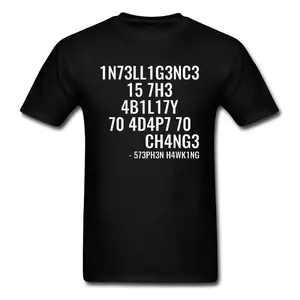 Physics Coder T Shirt IT Computer Program Hacker CPU Men Tshirts 100% Cotton Adapt or Die Letter Tops & Tees Custom Gift T Shirtgood graphic tees