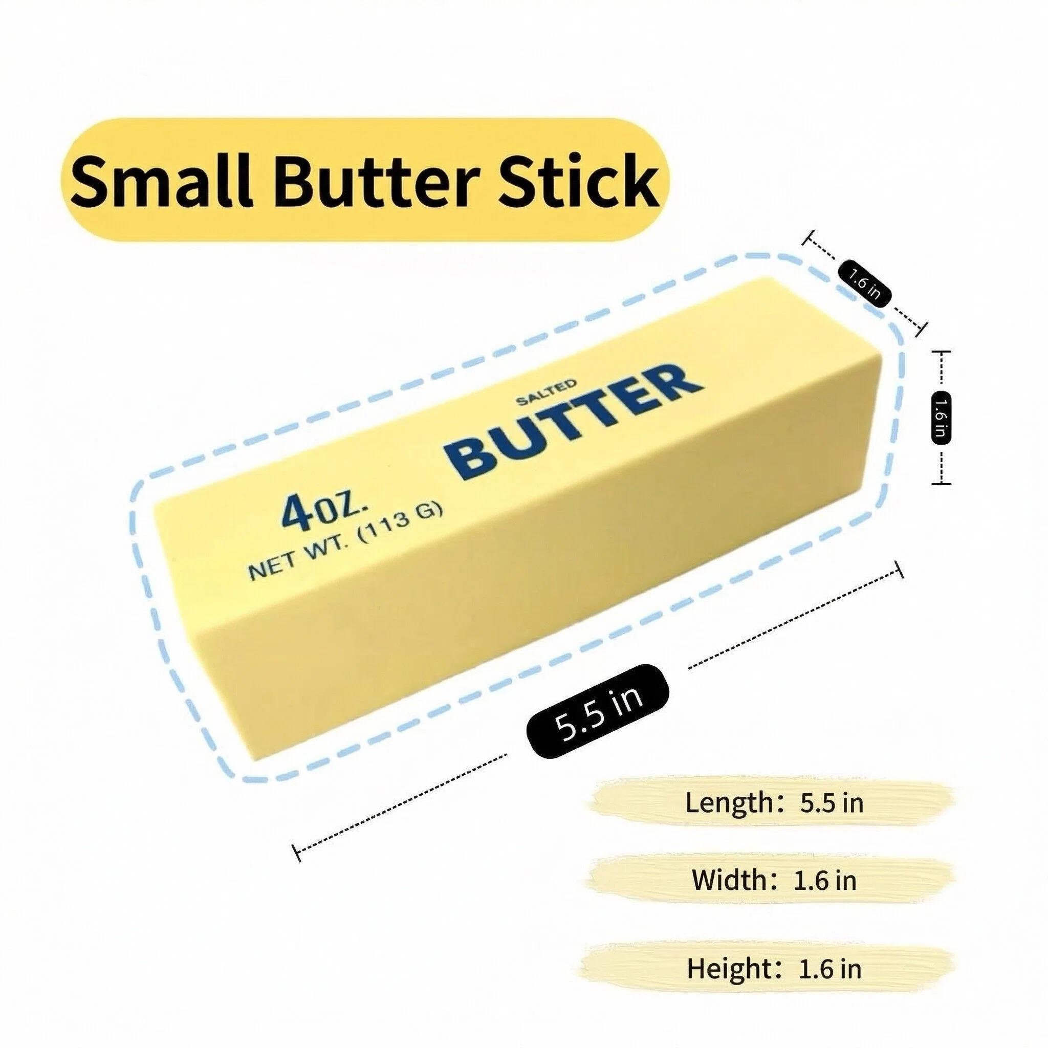 New ultra-soft, slow-rebound butter stick stress-relieving squeeze toy – a stress-relieving toy that mimics real food models, unique and fun. dumpling mega squishy