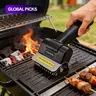 Outdoor Rechargeable Electric Grill Cleaning Tool, Includes Grill Brush, Scraper, Gloves & Replacement Brush Heads, Safety Wire BBQ Brush, Barbecue Accessory, Universal Barbecue Cleaning Accessories for All Grills #GLOBAL PICKS