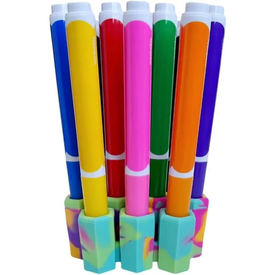Marker Parker, Holder to Keep Markers Organized, Fits Most Broad and Fine Tip Markers, 100% Silicone, As Seen on Shark Tank
