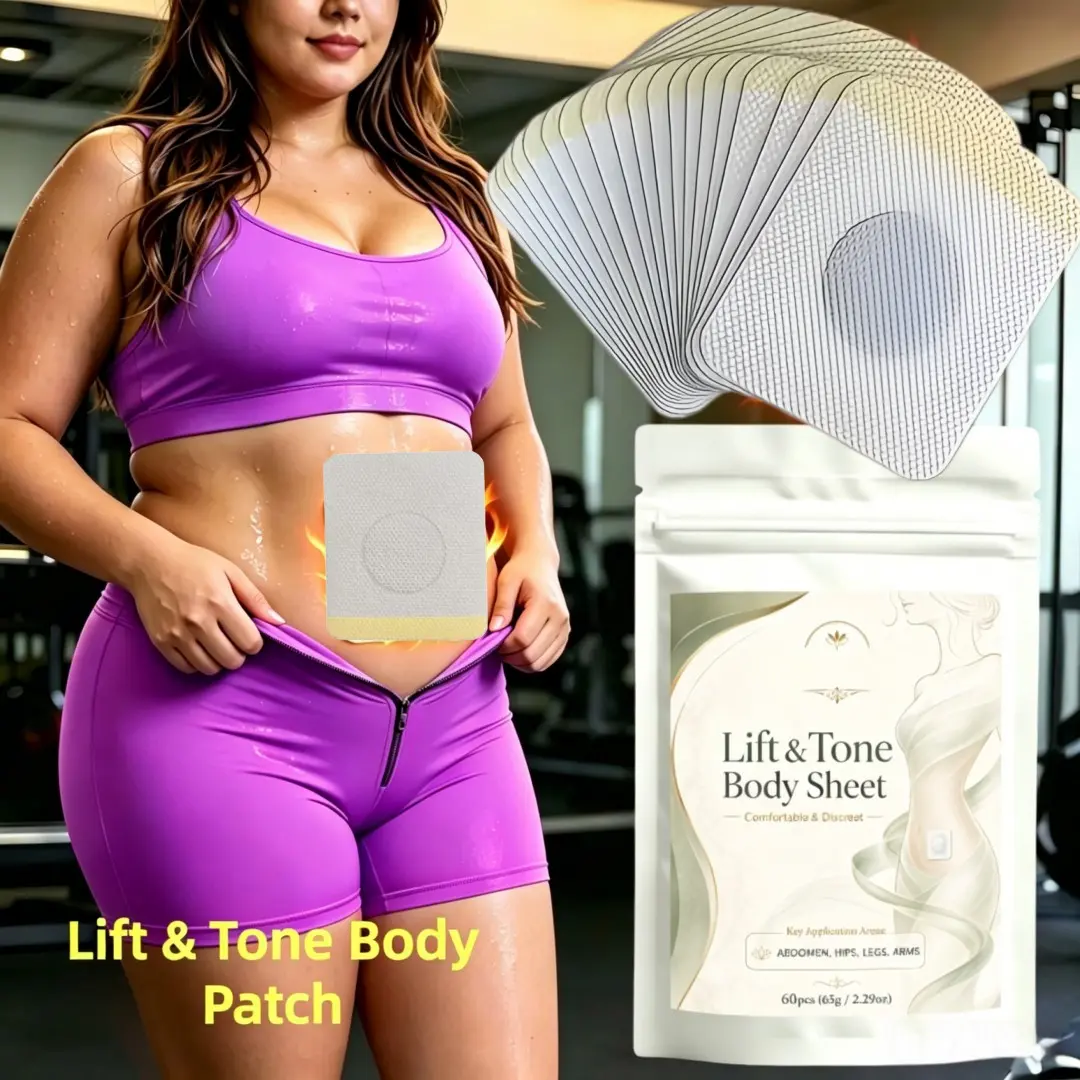 Body Patches (60 Count) - Perfect for lazy & sedentary lifestyles. For Abdomen Hips Legs arms, Enriched with plant extracts, Lightweight & Breathable, Discreet Wear Under Clothing. Ready For Summer, Suitable for All Ages, Thoughtful gift choice