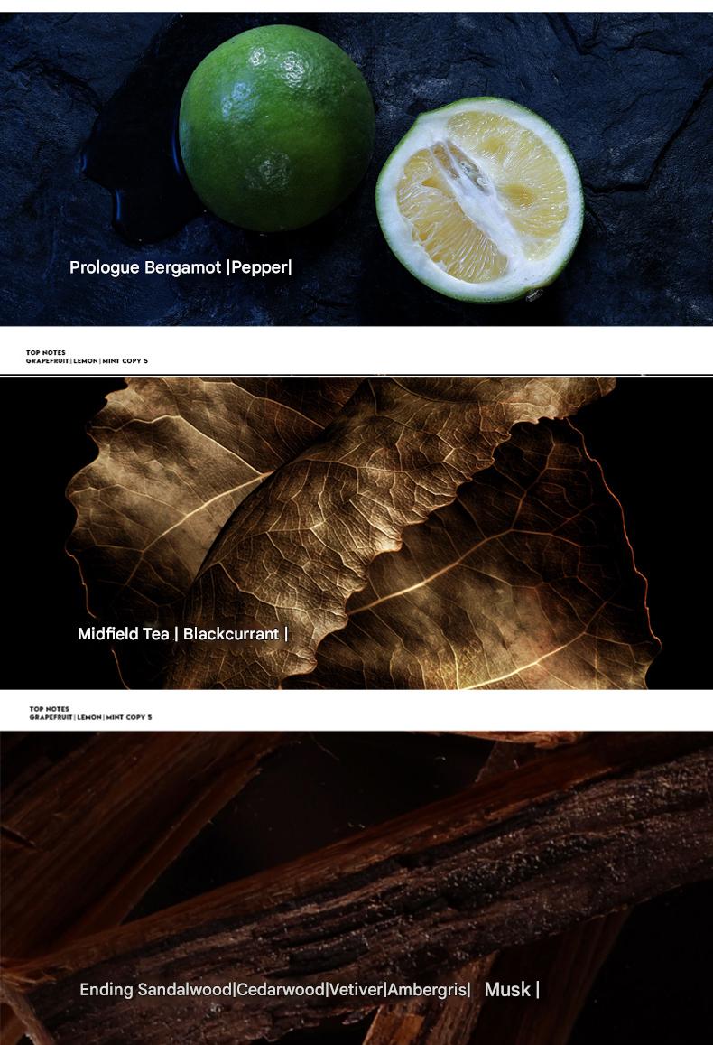 3-Piece Long-Lasting Men's Cologne Trio: Ocean,Cedarwood & Amber Travel-Size 30ml Valve Gift Set