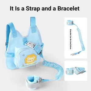 Kids Anti-Lost Backpack with Leash, Cute Breathable Toddler Backpack, Anti-Lost Strap for Outdoor Walking, Keep Baby Safe