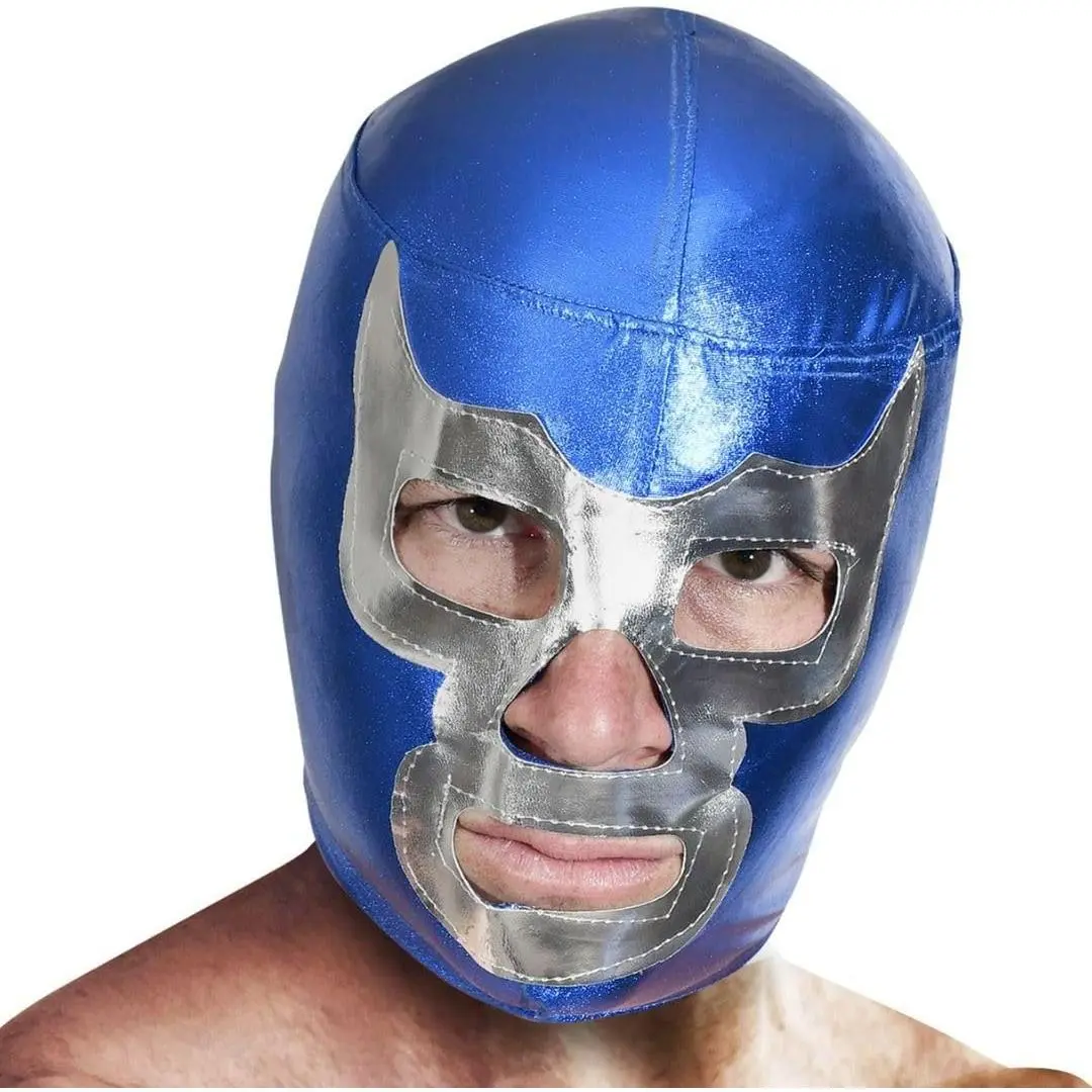 Adult Traditional Handmade Lucha Libre Mask - Adjustable Mexican Luchador Costume Accessory for Carnival, Party, Carnival Fun