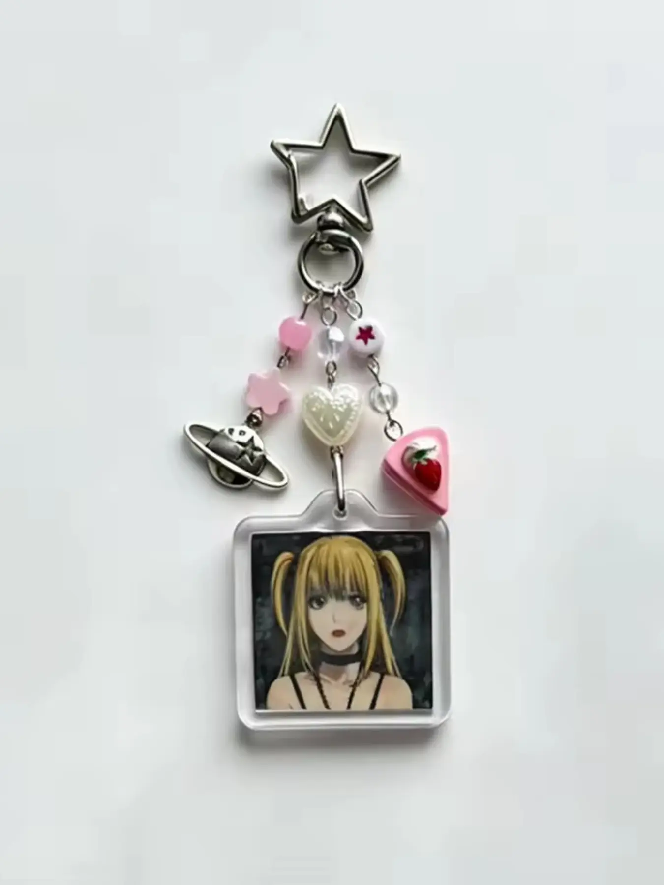 Anime Beaded Deathnote Keychains Y2K, Magic Theme Keychain, Unique Anime Accessories, Perfect Gift for Fans, Stylish and Durable Design, Charismatic Keychain, Collectible Keychain