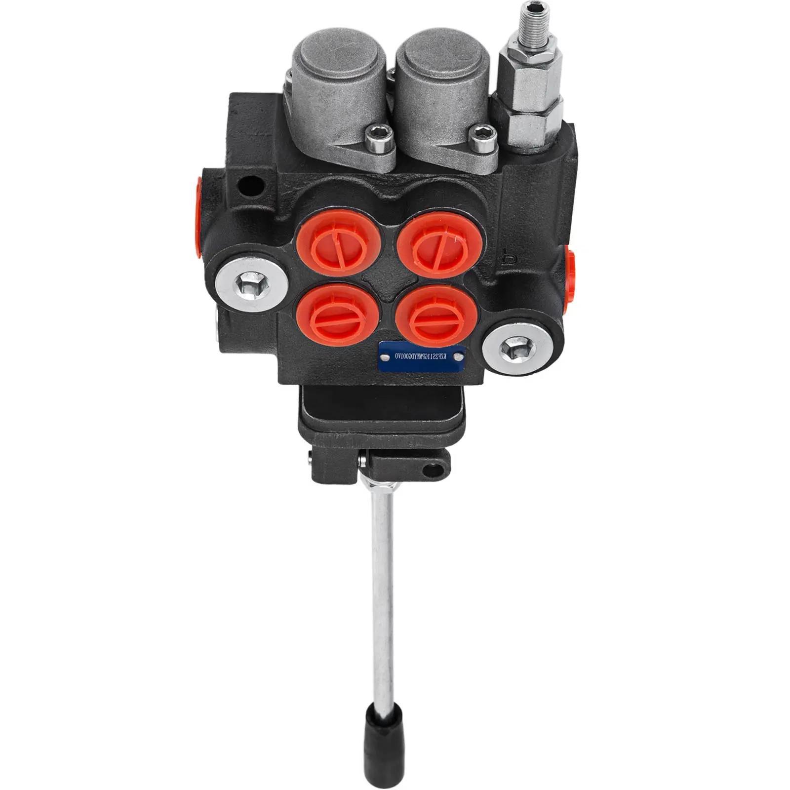 Hydraulic Valve 2 Spool Hydraulic Joystick Control Valve Hydraulic Directional Control Valve Double Acting for Tractors Loaders Tanks, 11gpm (40l/min) Nominal Flow