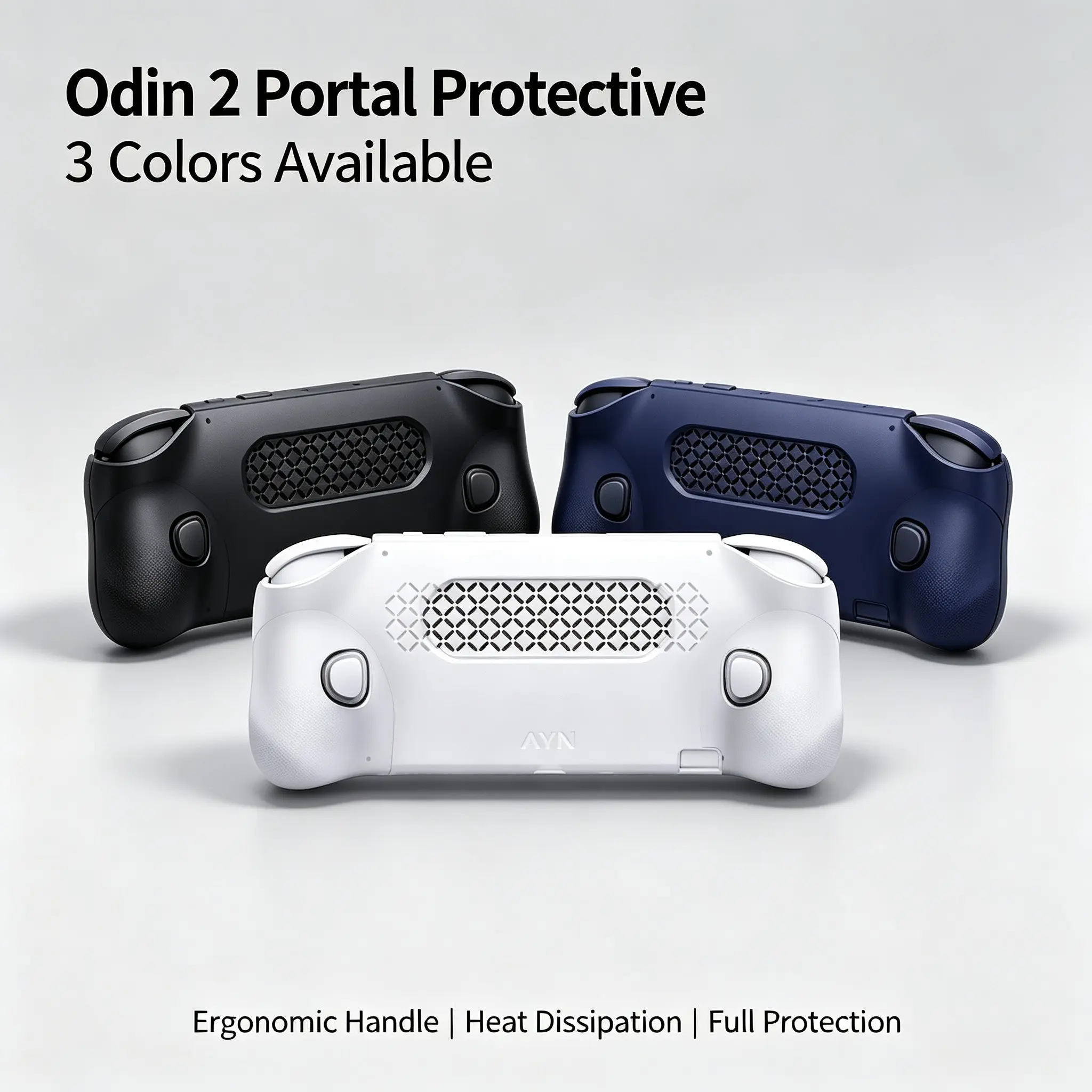 Odin 2 Portal Cooling Protection Case, Ergonomic Anti-Slip Full Coverage, Three Color Options, Durable Design for Enhanced Performance