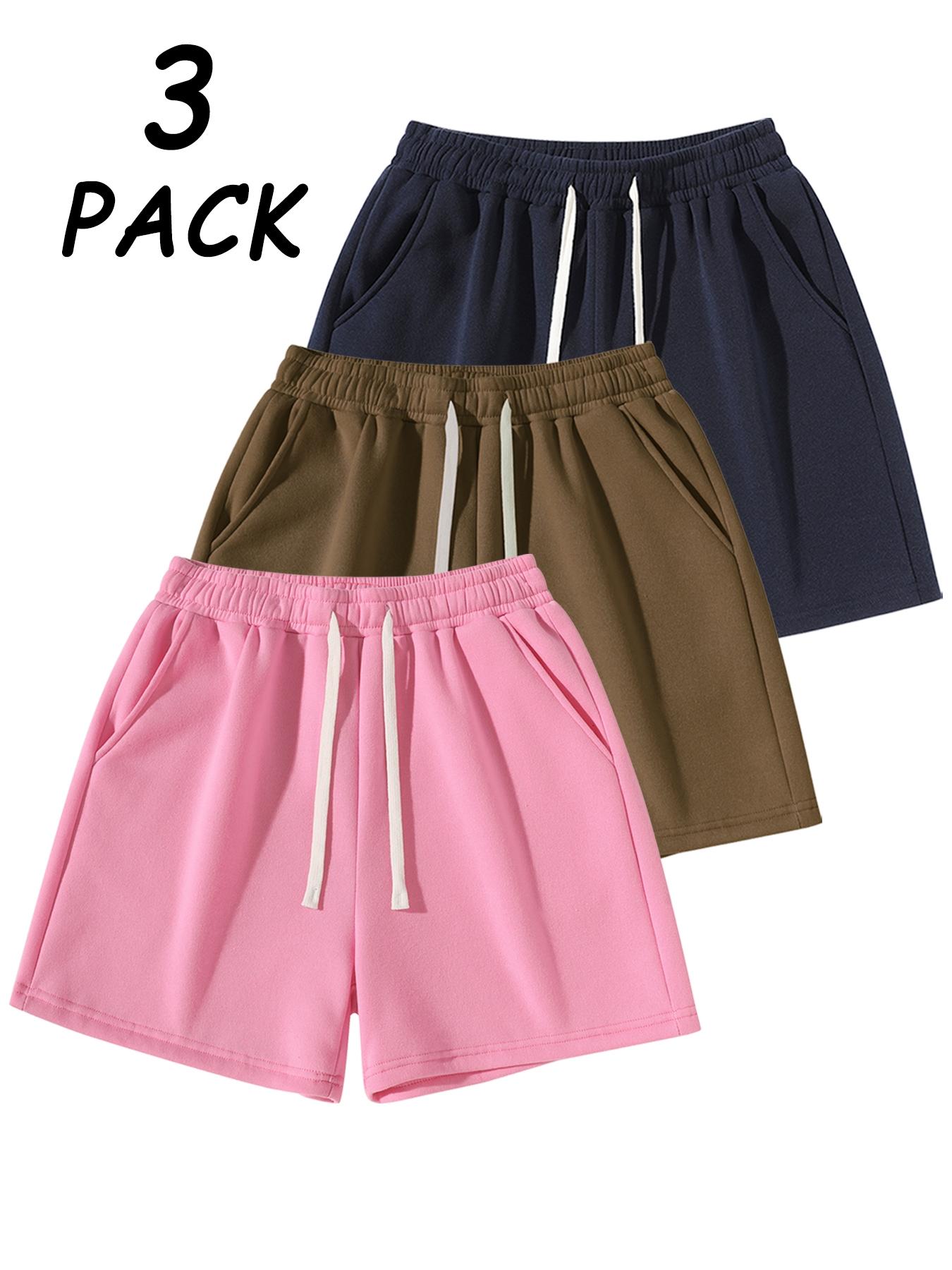 Men's Solid Color Drawstring Waist Shorts, Casual Fitted Jogger Pants for Daily Wear, Sports & Outdoor Activities, Unisex Fitness Shorts, Drawstring Athletic Shorts, Athleisure Street Shorts