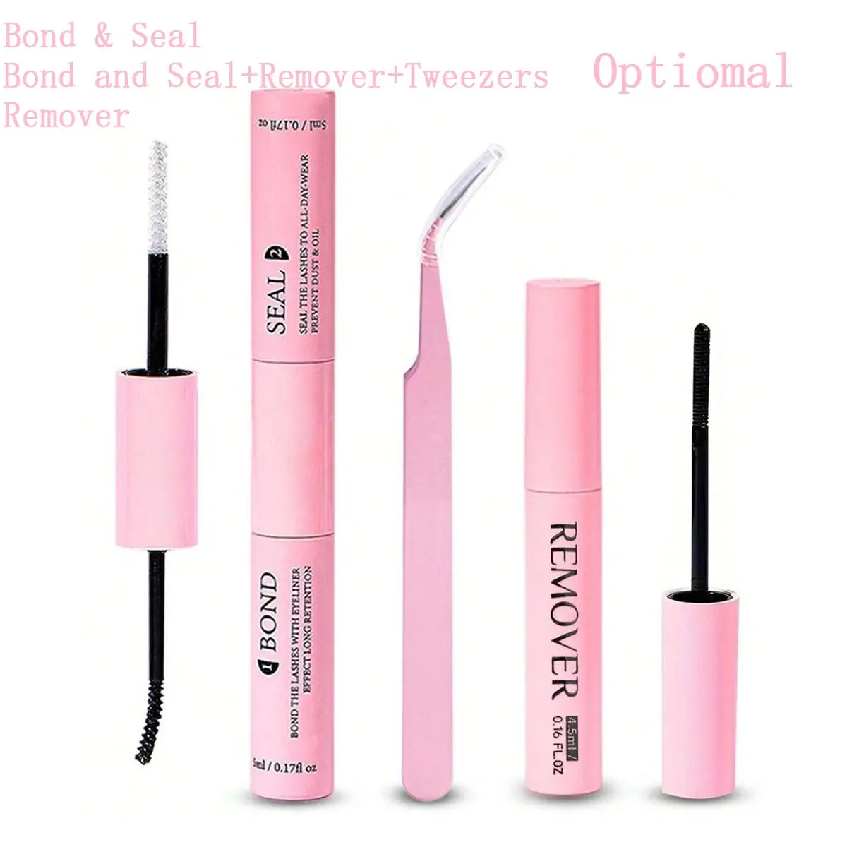 Lash Glue and Sealer 10ML, Super Strong Hold DIY Lash Extension, Low Allergy Liquid Glue, Eyelash Bond Glue, 48-72 Hour Wear, Cosmetics