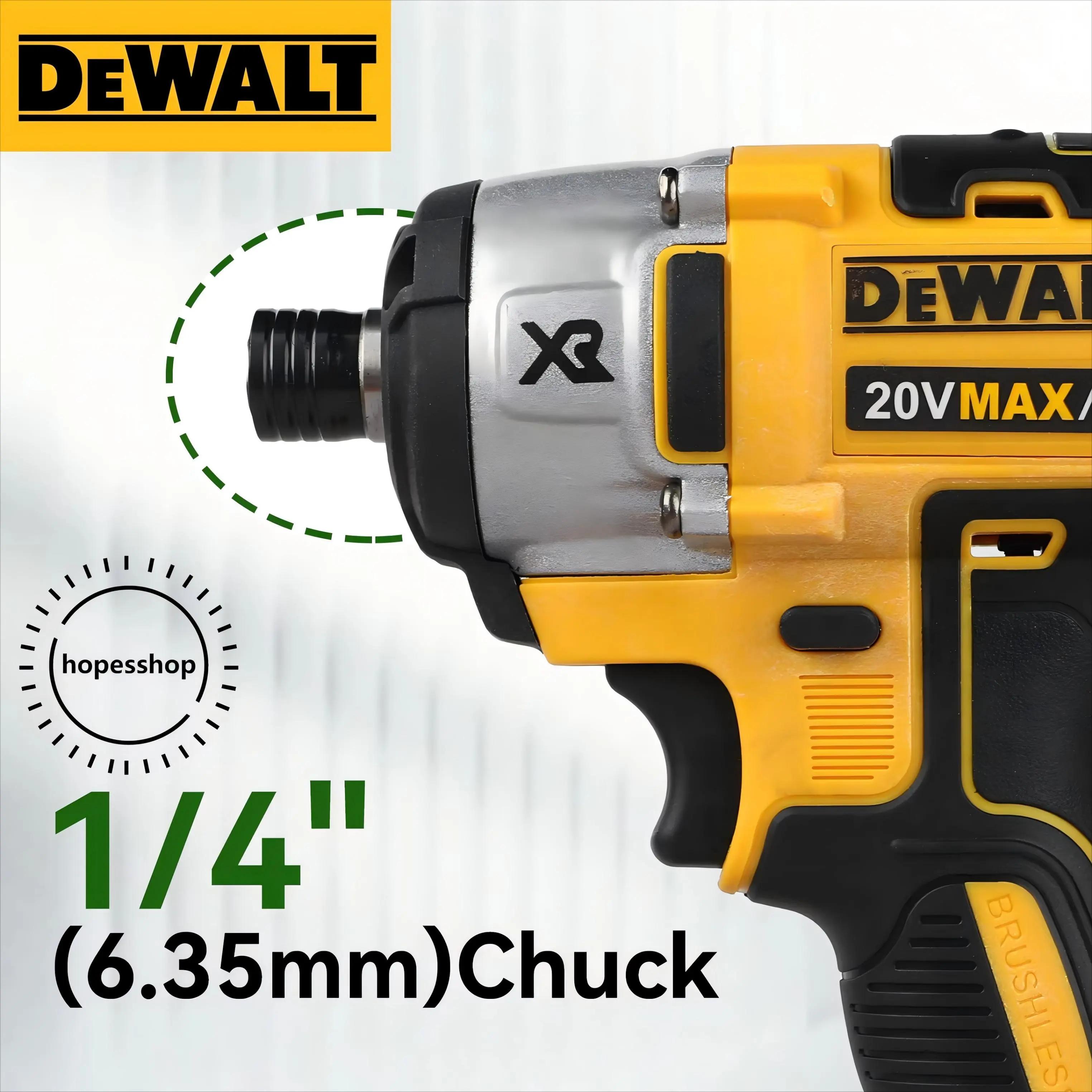 Dewalt DCF887 Brushless Impact Driver, Fastening for Framing and Cabinetry, 3-Speed Precision Drive Tool with LED Ring Light