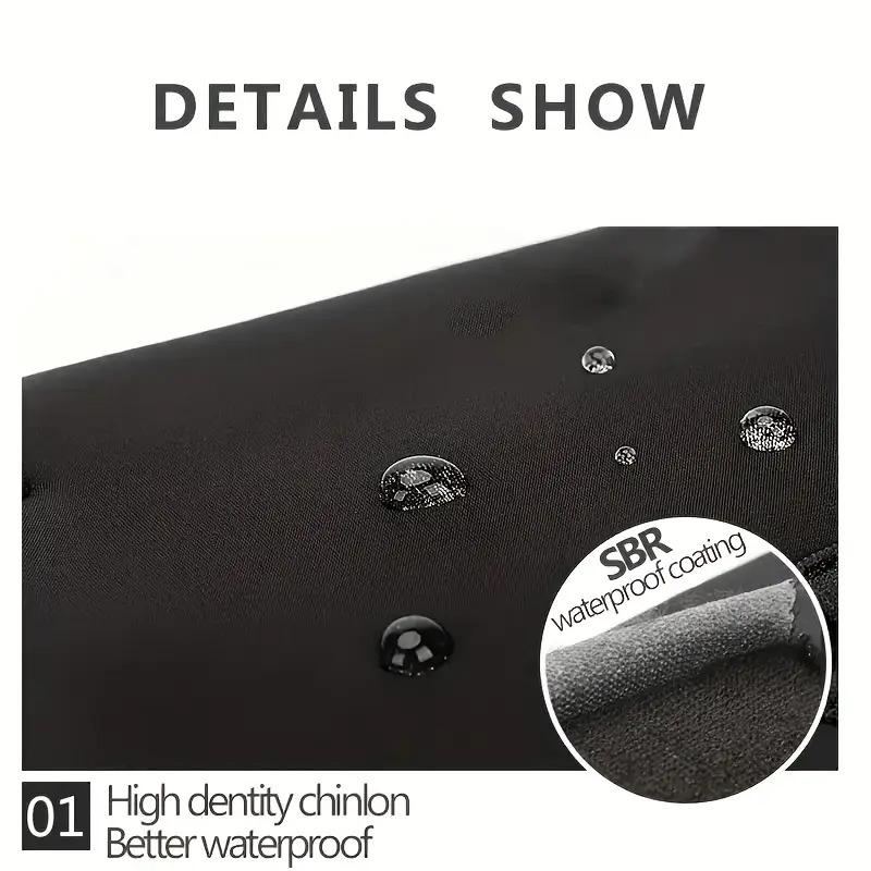 Unisex Thermal Touchscreen Gloves - Windproof Thickened 0.2inch Lining, Non-Slip Grip Zipper Closure, Ski Snowboard Cycling Commuting Gloves, Halloween Christmas Gift, Outdoor Sports Gloves, Fashionable Glove Design, Durable Gloves