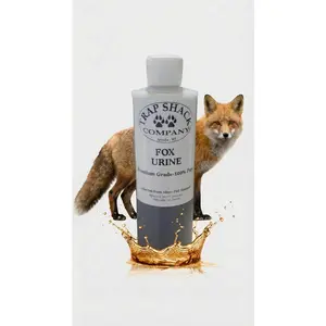 100% Pure Uncut Full Strength Red Fox Urine 16 oz, Real Predator Urine for Garden Protection, Easy to Use Squeeze Bottle