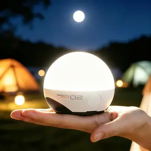 Rechargeable LED Camping Lantern with RGB Mood Lighting & Tent Light,5200mAh Power ,  Mini Lamp for Outdoor Camping & Indoor Decor,IPX5 , 12 Hours