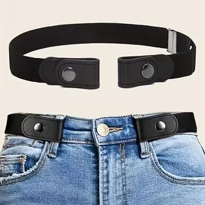 Lazy Waistband, Unisex Elastic Belt, Adjustable Invisible Pants Tie, Fashionable Universal Size, Perfect for Long Pants