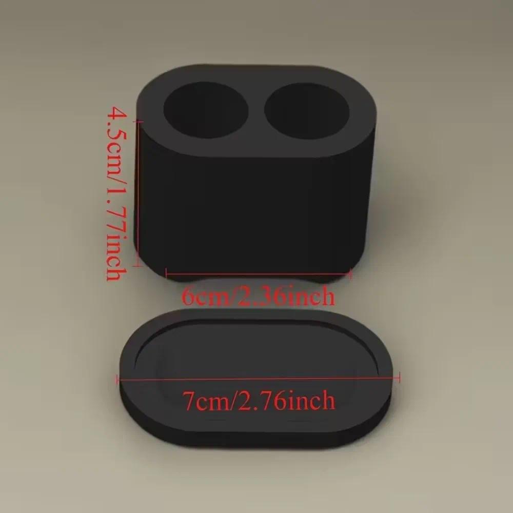 Electric Toothbrush Head Storage Box Dustproof Bathroom Organizer Portable Travel Case For Braun Oral B Brush Heads Space Saving