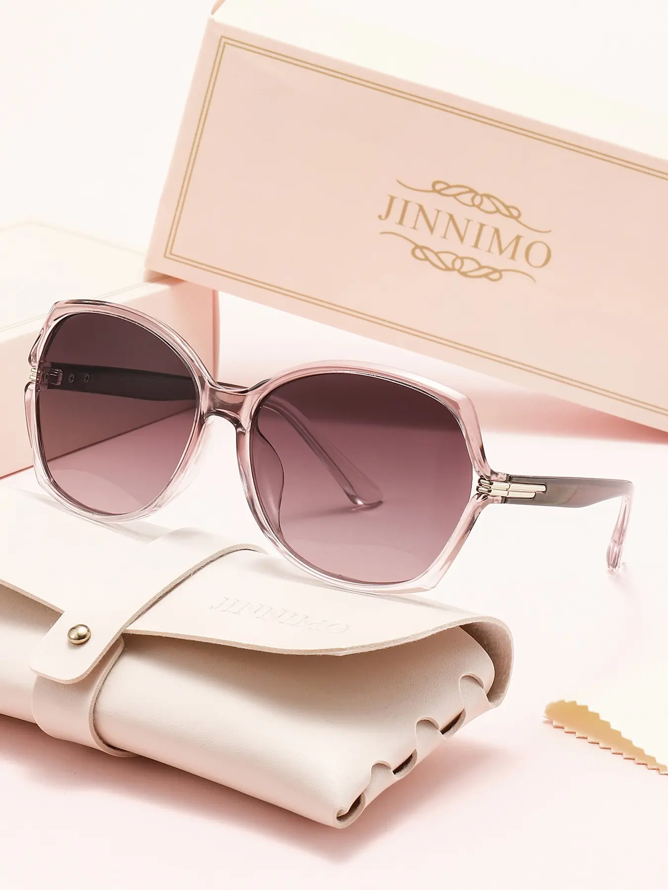 Jinimo 2026 Retro Y2K Oversized Sunglasses, Slim Face, Vintage Aesthetics, Trendy Baddie Style, Luxury Fashion, Daily Wear, Streetwear